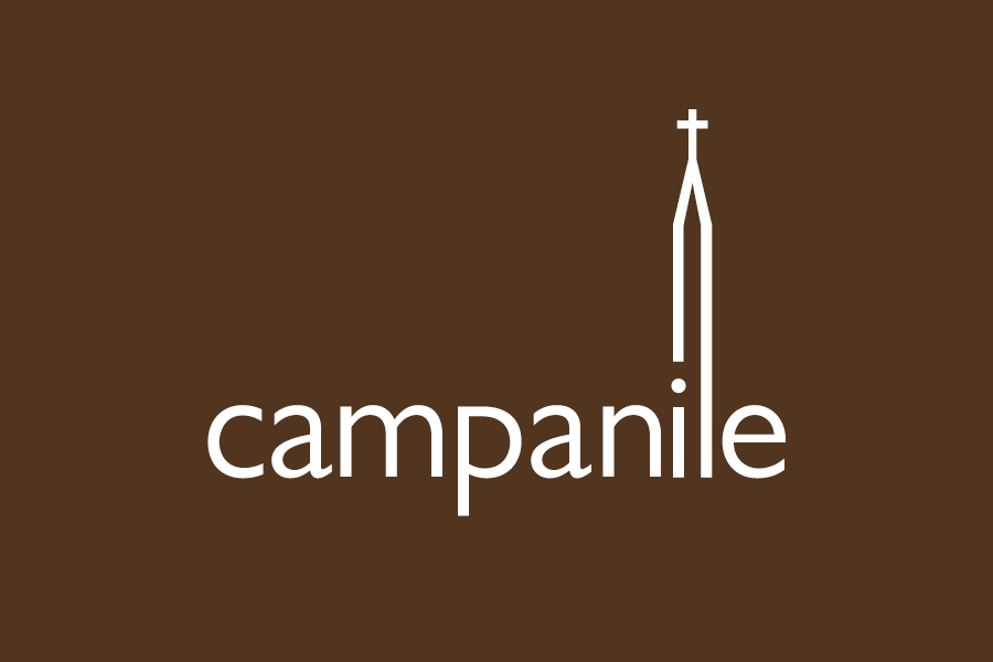 Vizualni identitet Campanile Restorana dizajn logotipa shift agencija