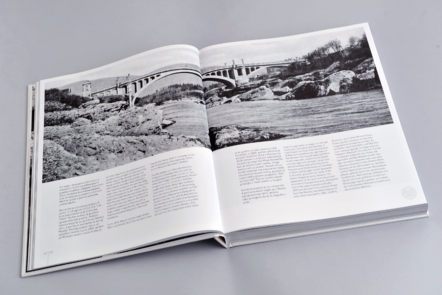 Dizajn monografije Sveučilišta u Mostaru, prijelom dizajn, shift.ba
