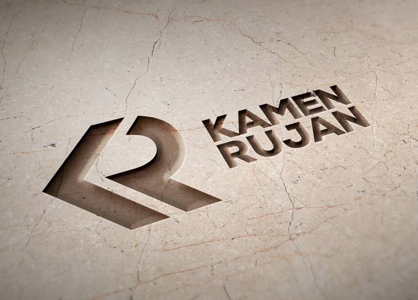 The visual identity of the Kamen Rujan brand