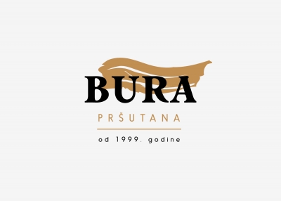 Dizajn logotipa Pršutana Bura