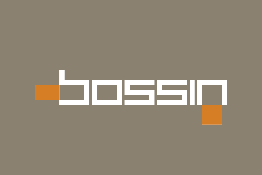 Dizajn negativ logotipa shift bossin vizualni identitet