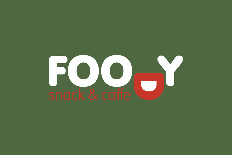 Vizualni identitet za Foody snack & caffe dizajn logotipa