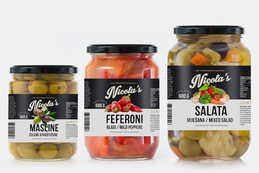 Verbalni i vizualni identitet robne marke Nicola's graficki dizajn shift