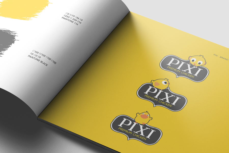 Verbalni i vizualni identitet branda Pixi graficki dizajn shift