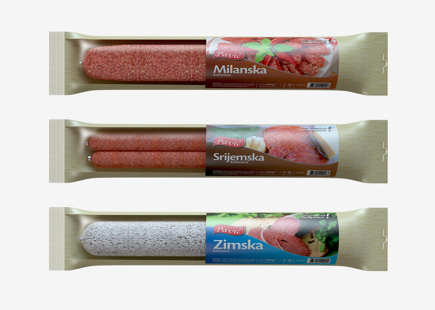 Dry sausages rebranding