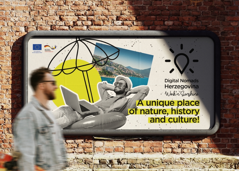 Digitalni nomadi u Hercegovini - vizualni identitet projekta