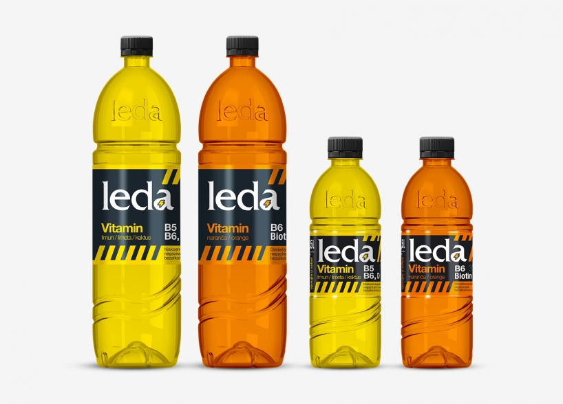 Identity and packaging design for a new line of functional beverages